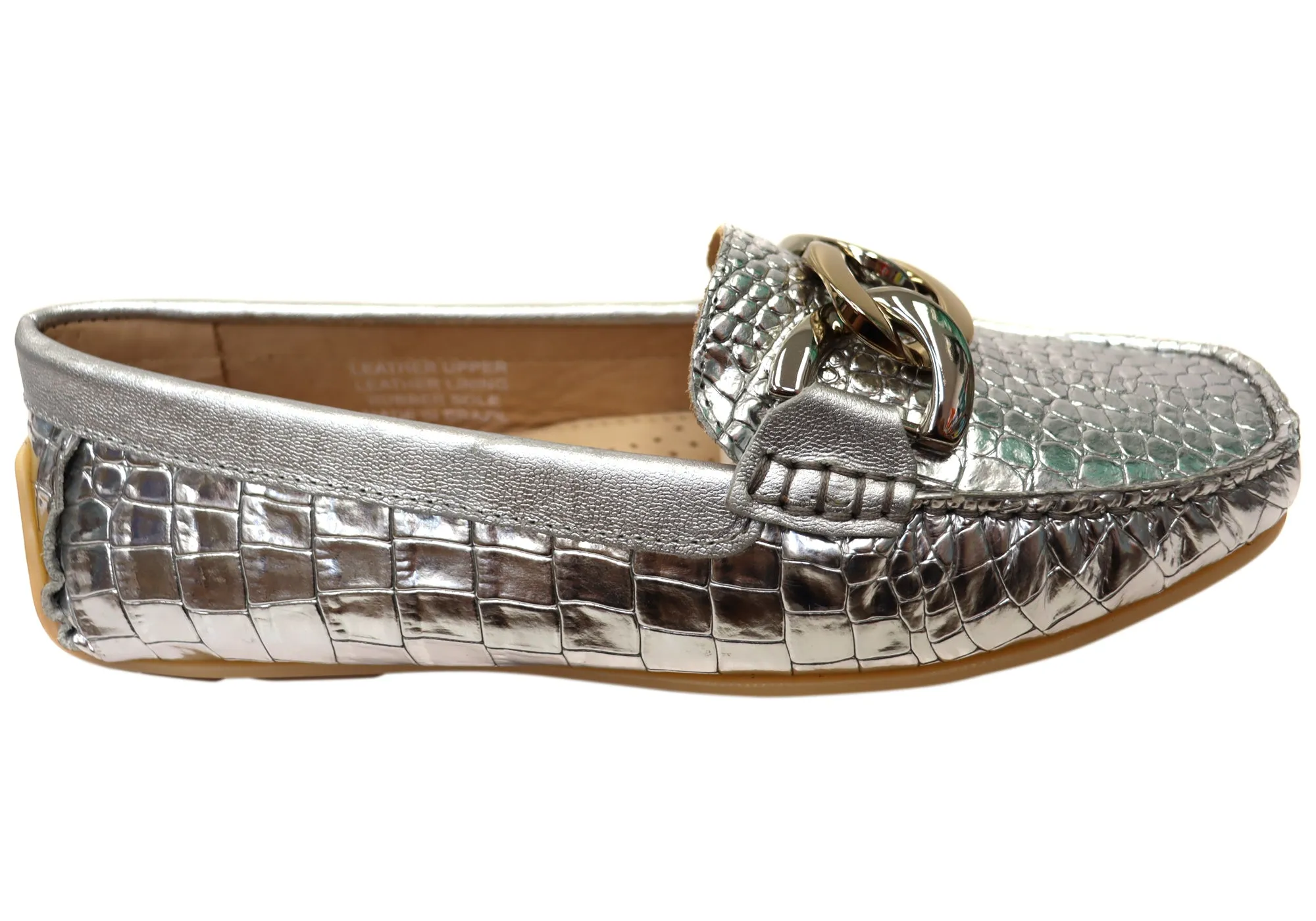 Savelli Emile Womens Comfortable Leather Loafer Shoes Made In Brazil Travel Vibe Feel Good