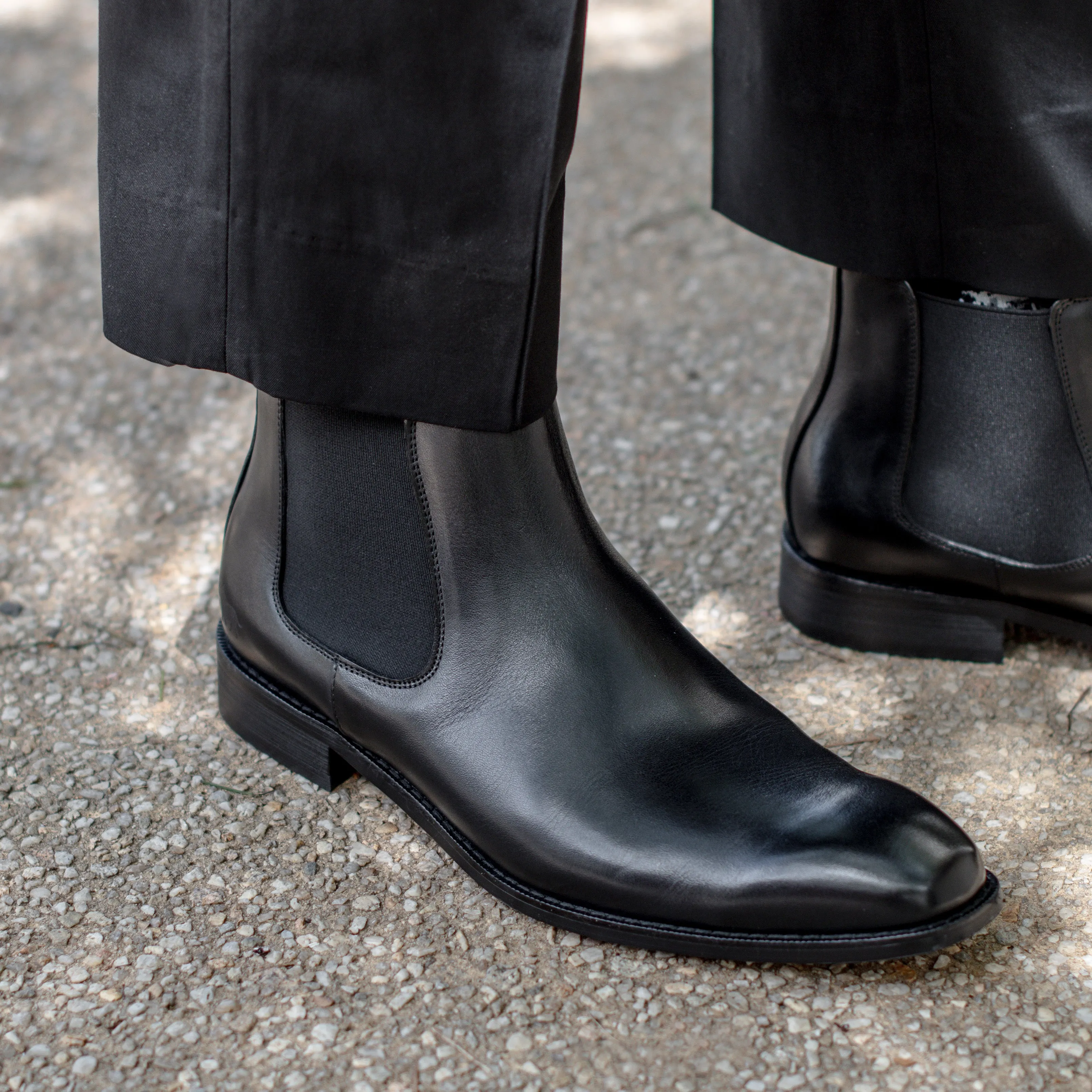 Comfort Lining Weekend Camping Dawson Chelsea Boots Black