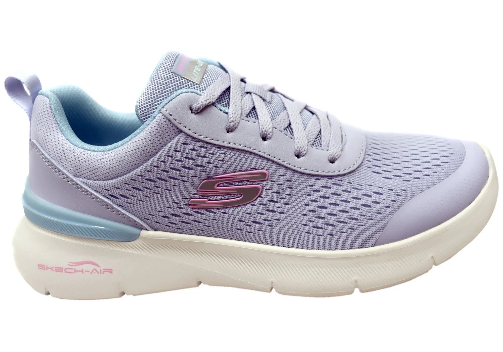Skechers Womens Skech Air Dynamight 2.0 New Heights Comfortable Shoes Synthetic Upper Shock-absorbent cushioning