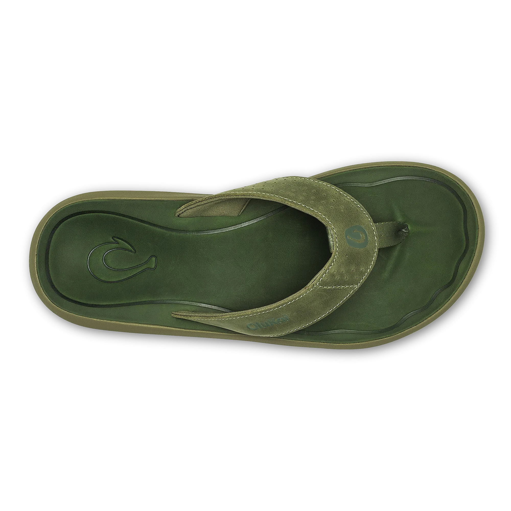 Pili - Desert Moss / Deep Green Casual Flats Lightweight