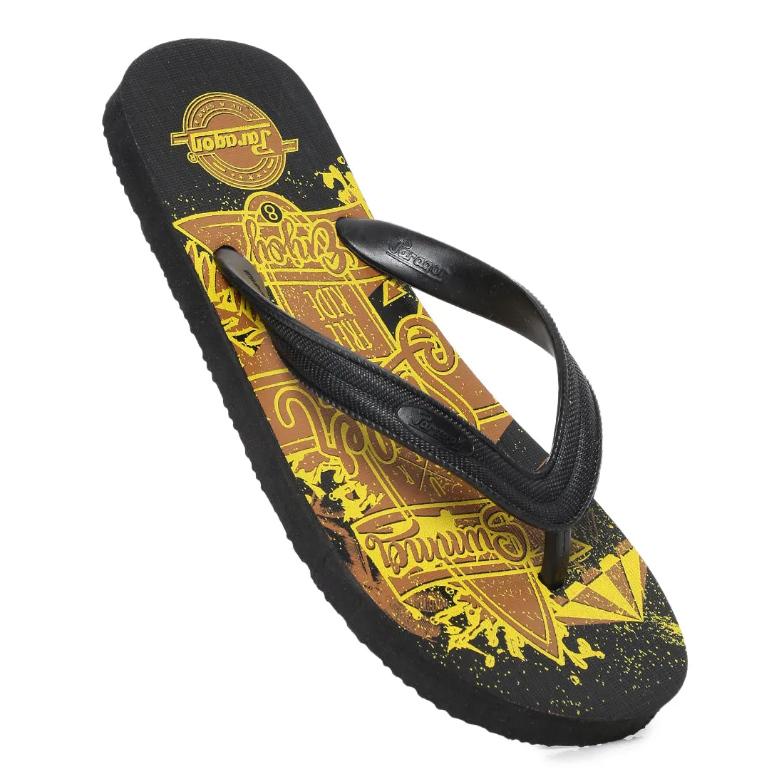 Paragon  HWK3719G Men Stylish Lightweight Flipflops | Casual & Comfortable Daily-wear Slippers for Indoor & Outdoor | For Everyday Use Quick Step Shoes Easy Step