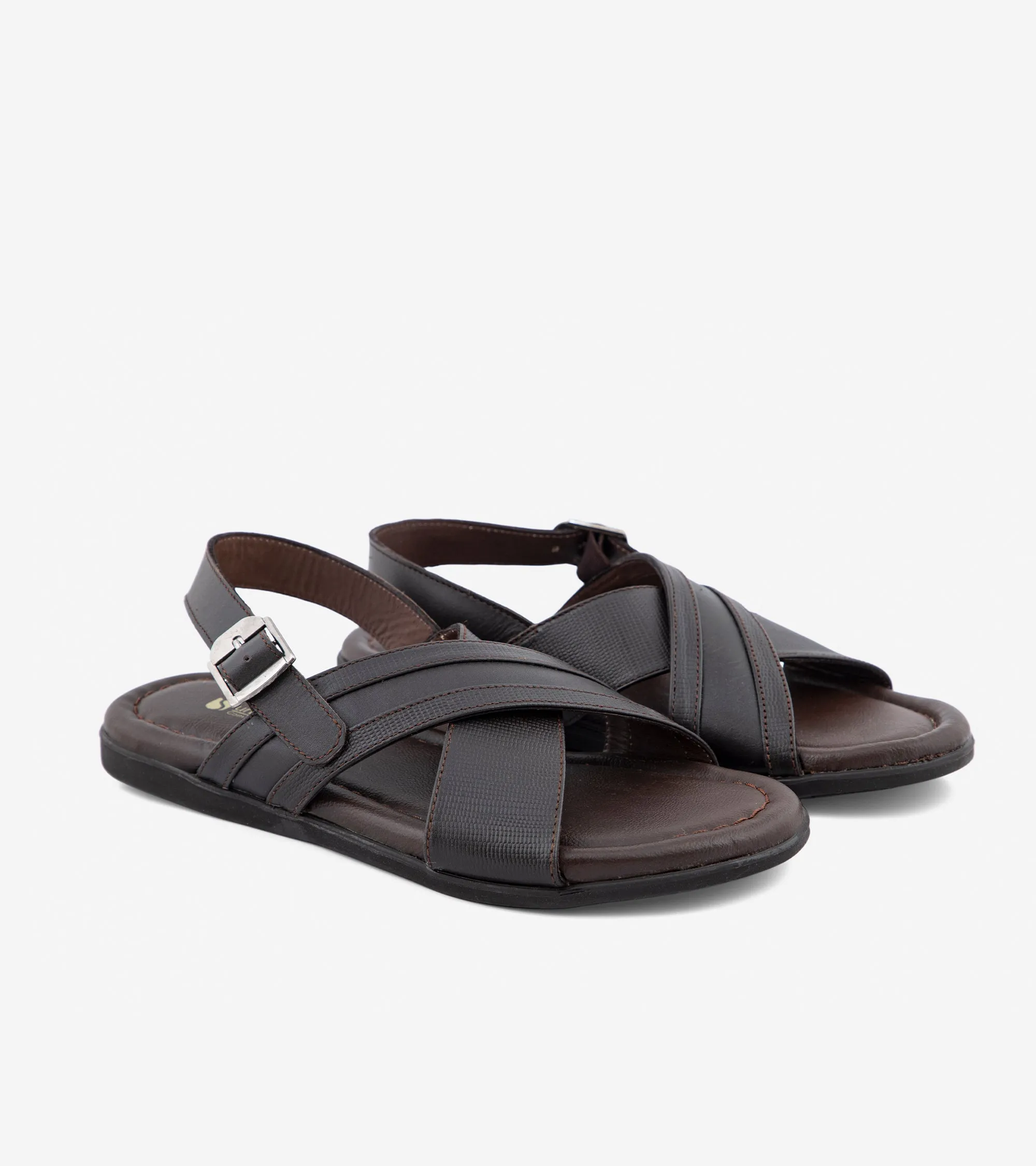Men's Sandal US-DV-5303 Platform Sole Leather
