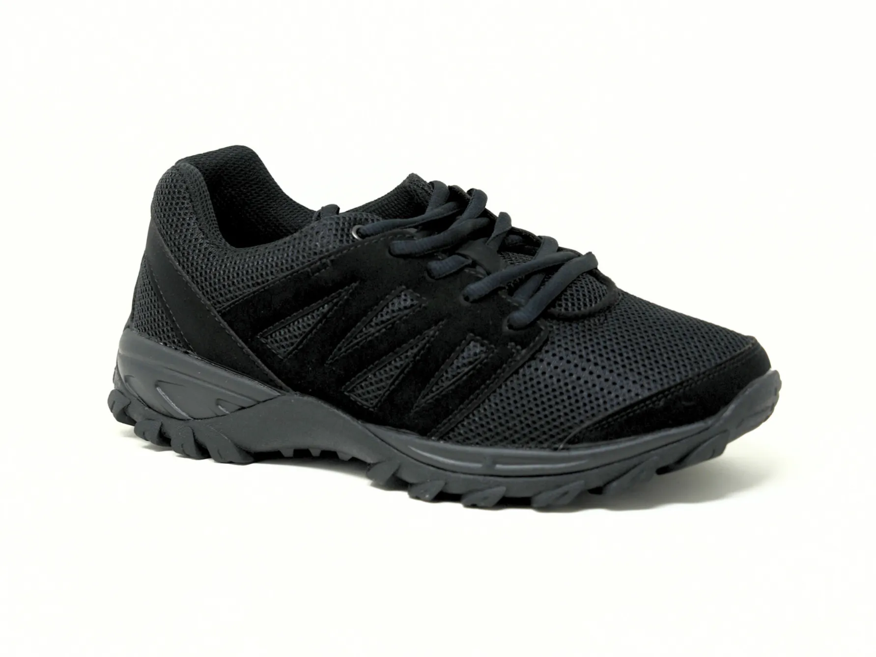 Mt. Emey 9704  Black - Men's Added-depth Walking Shoes Handcrafted Stitching Easy Clean Surface