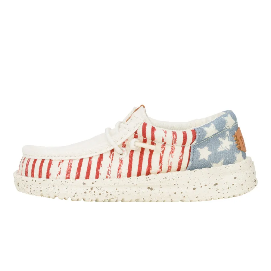 Wally Funk Toddler Americana Stars - American Flag Cushioned Tongue Agile Support