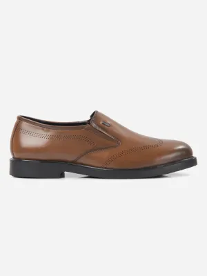 Easy Clean Men's Brown Formal Slipon Shoes (IX1091)
