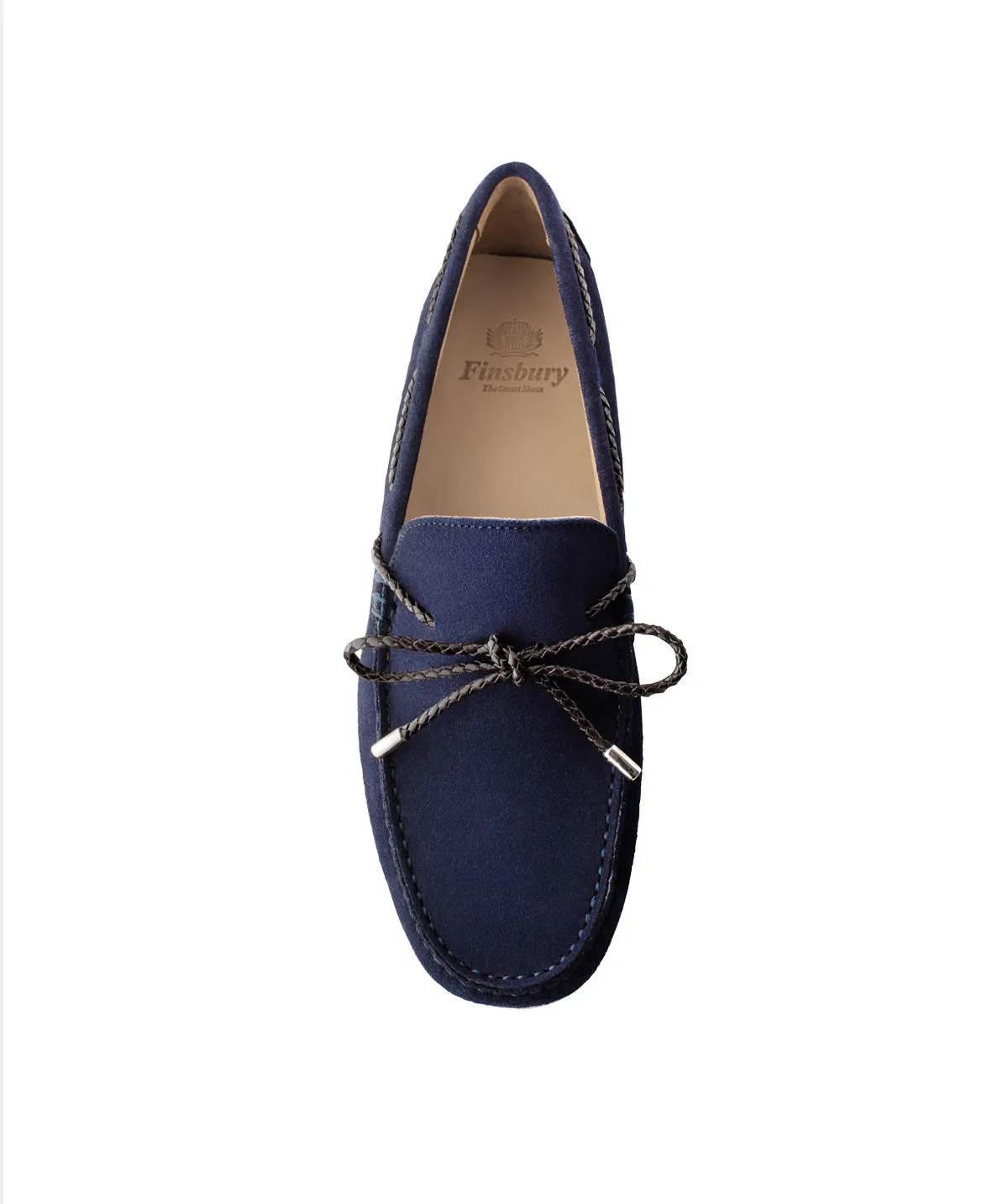 Mocassin CANCUN Daim Marine Neutral Pace Streamlined materials