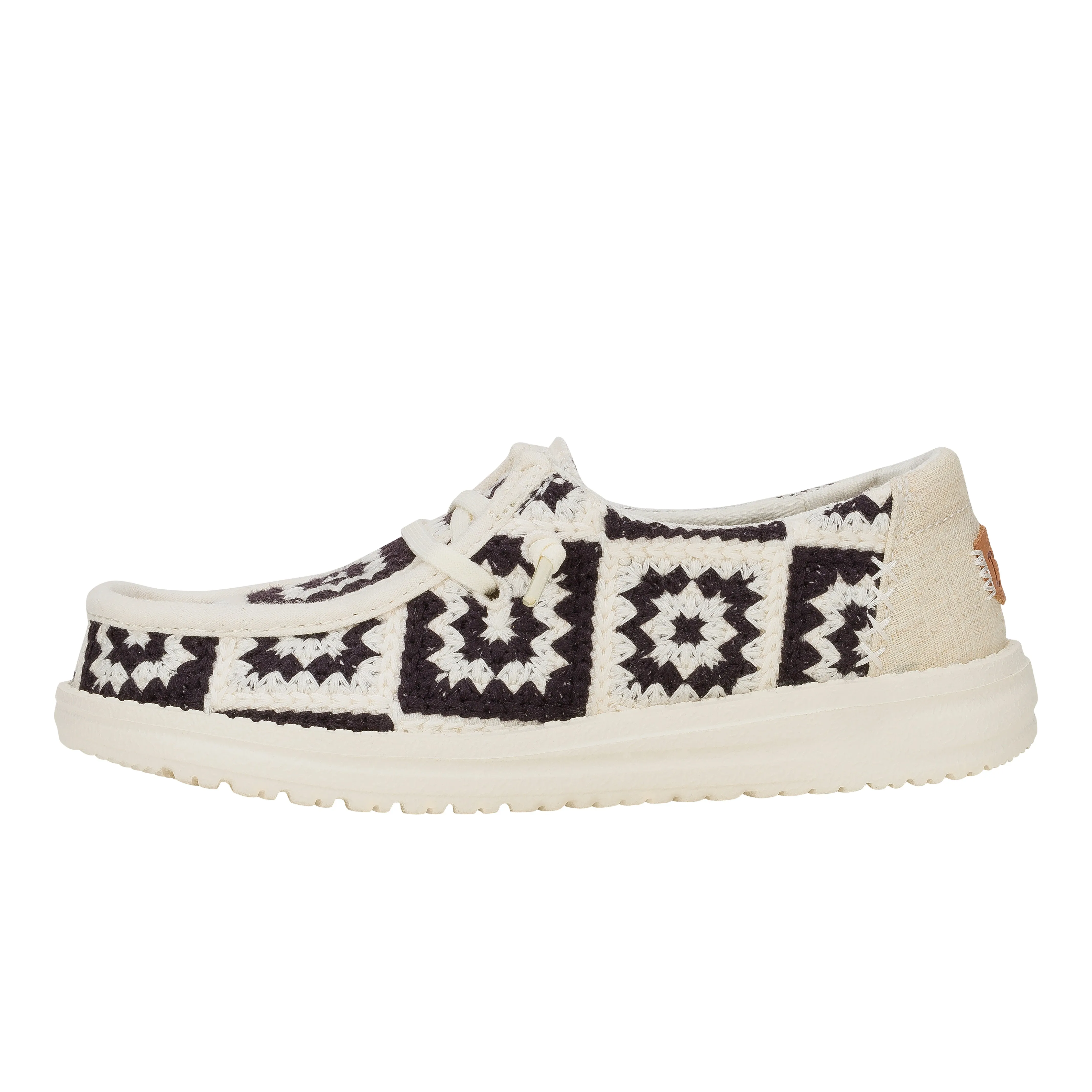 All-weather lining Wendy Youth Cottage Crochet - Black/Multi