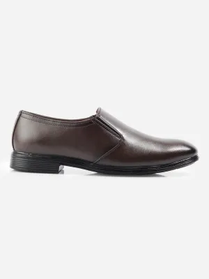 Men's Brown Round Toe Slip On Formal (IX1075) Classic Edge