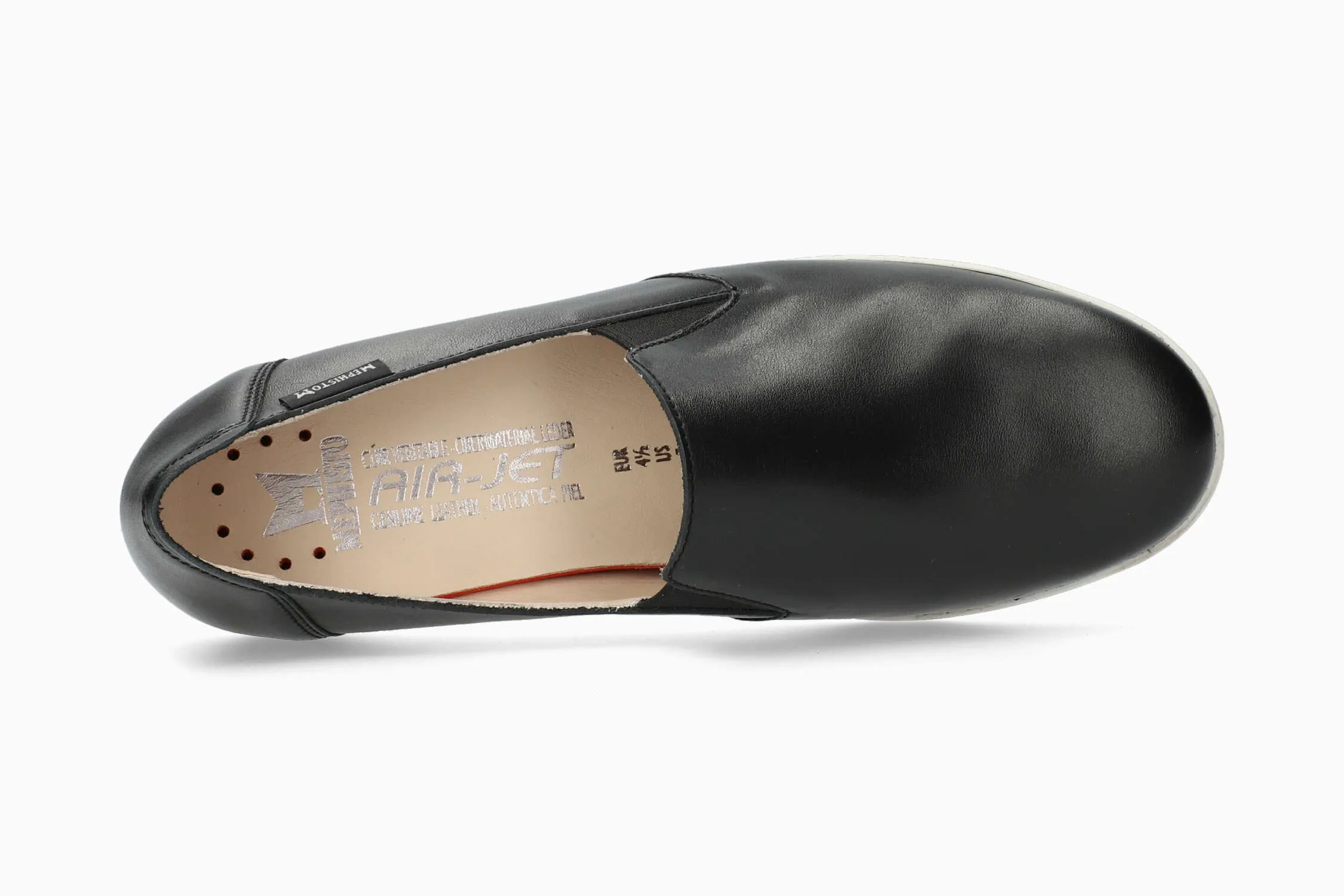 Korie -  Black Silk 7800 Smooth Surface Padded Tongue