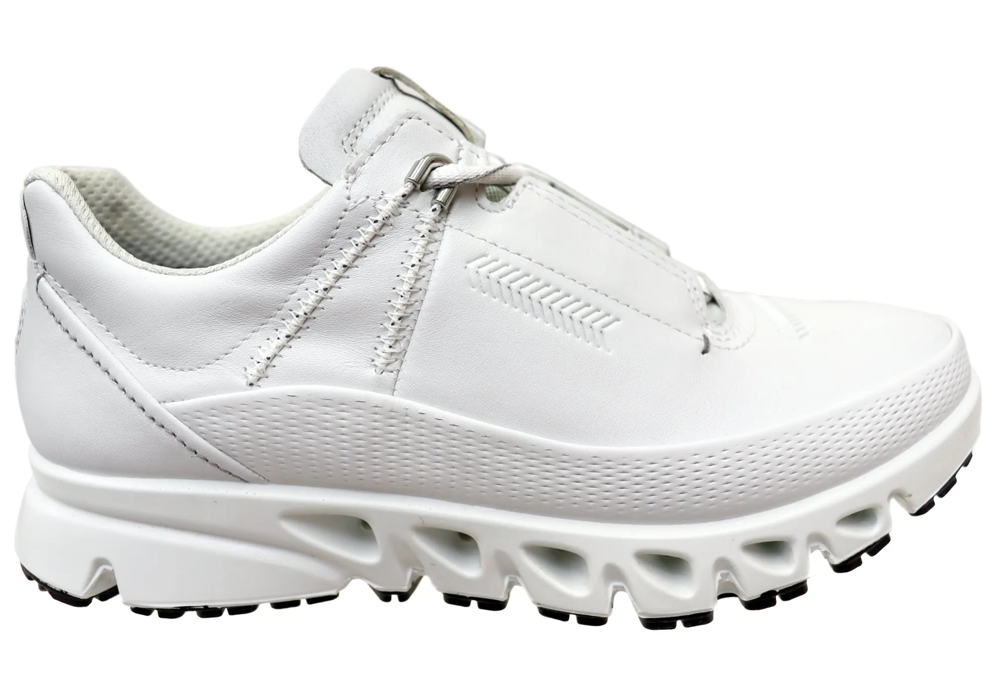 ECCO Multi Vent Womens Low GTX Comfortable Leather Lace Up Shoes Durable Outsole Construction