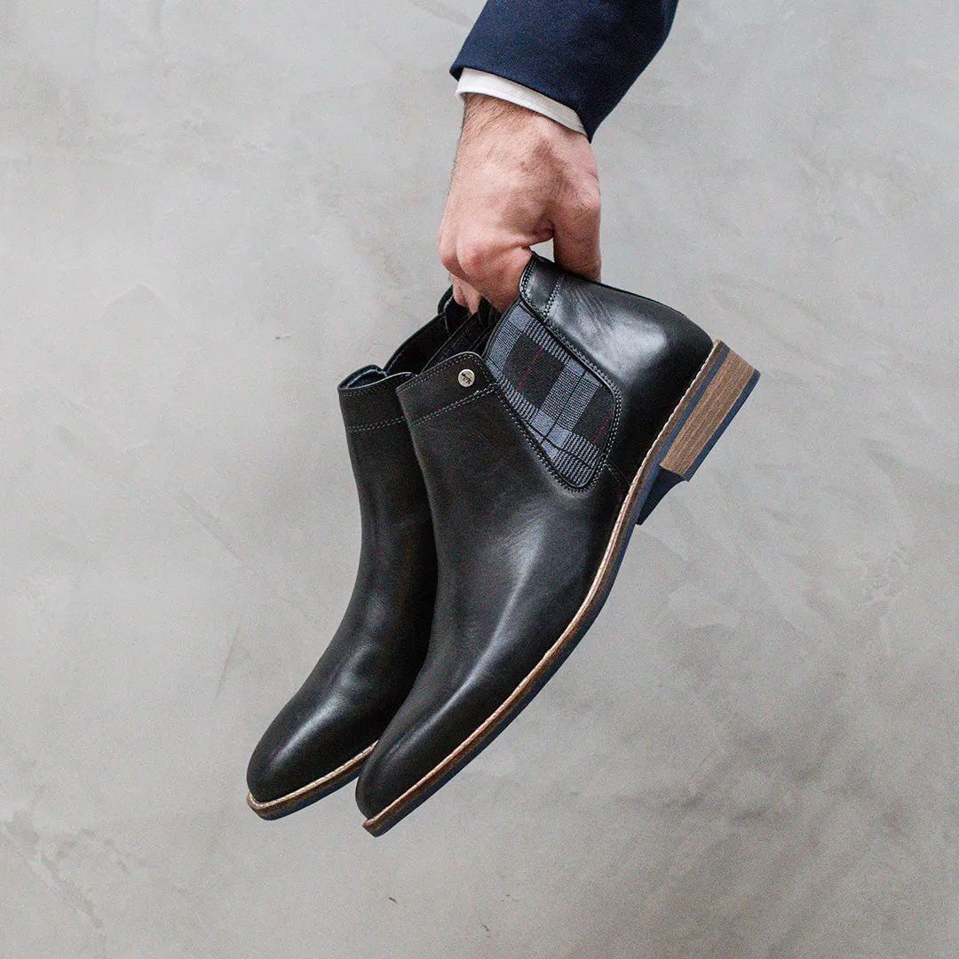 Breathable Nature Lover Stability Base Drake Chelsea Boots Black