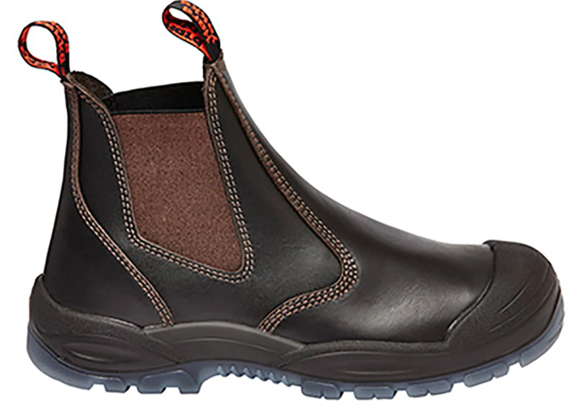 Hard Yakka Mens Utility Gusset Pull Up Safety Steel Toe Boots Dust proof