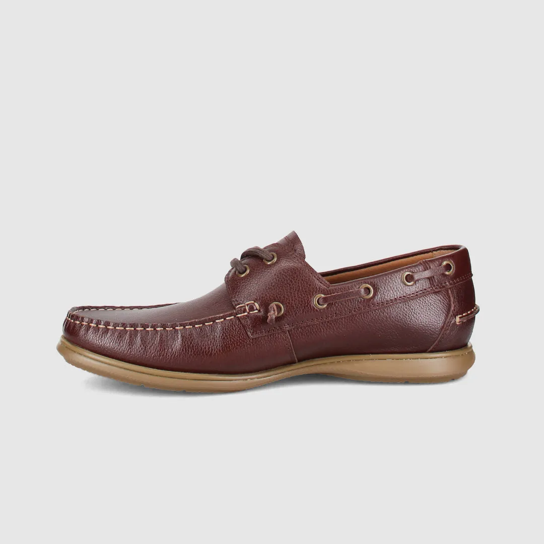 Steady Hike Swing Step Exeter Boat Shoes Chocolate