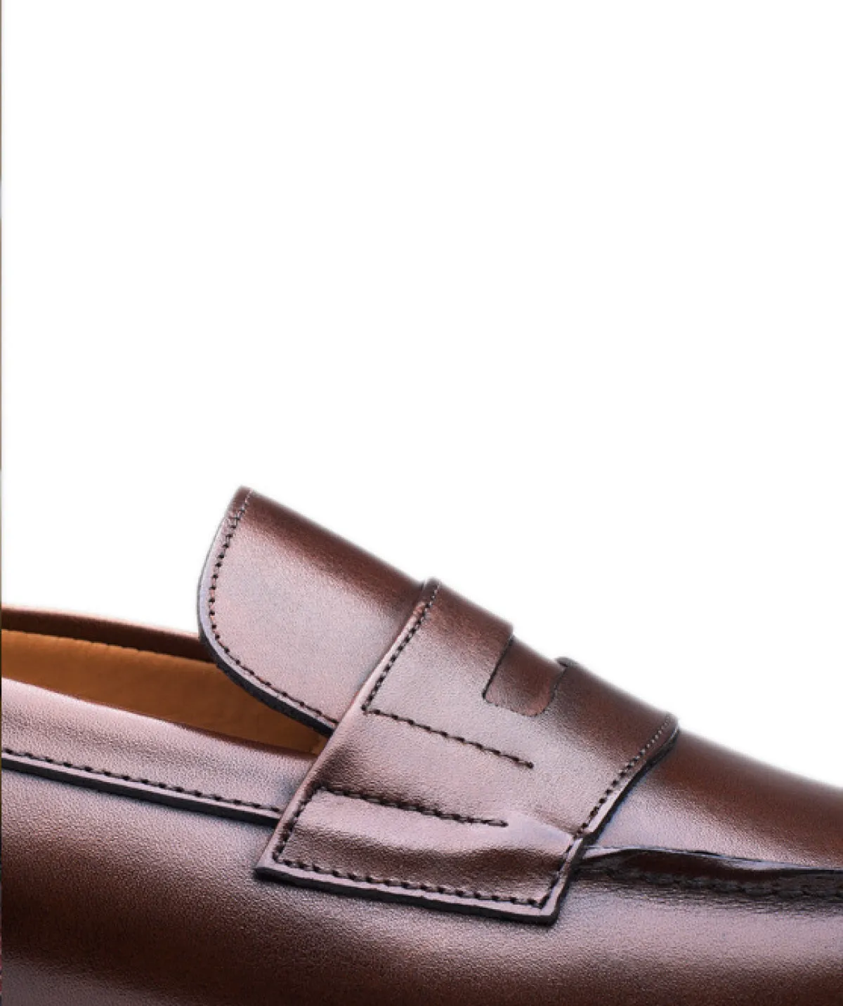 Mocassin COLLEGE 1986 Marron Fonc Durable Build Full Grain