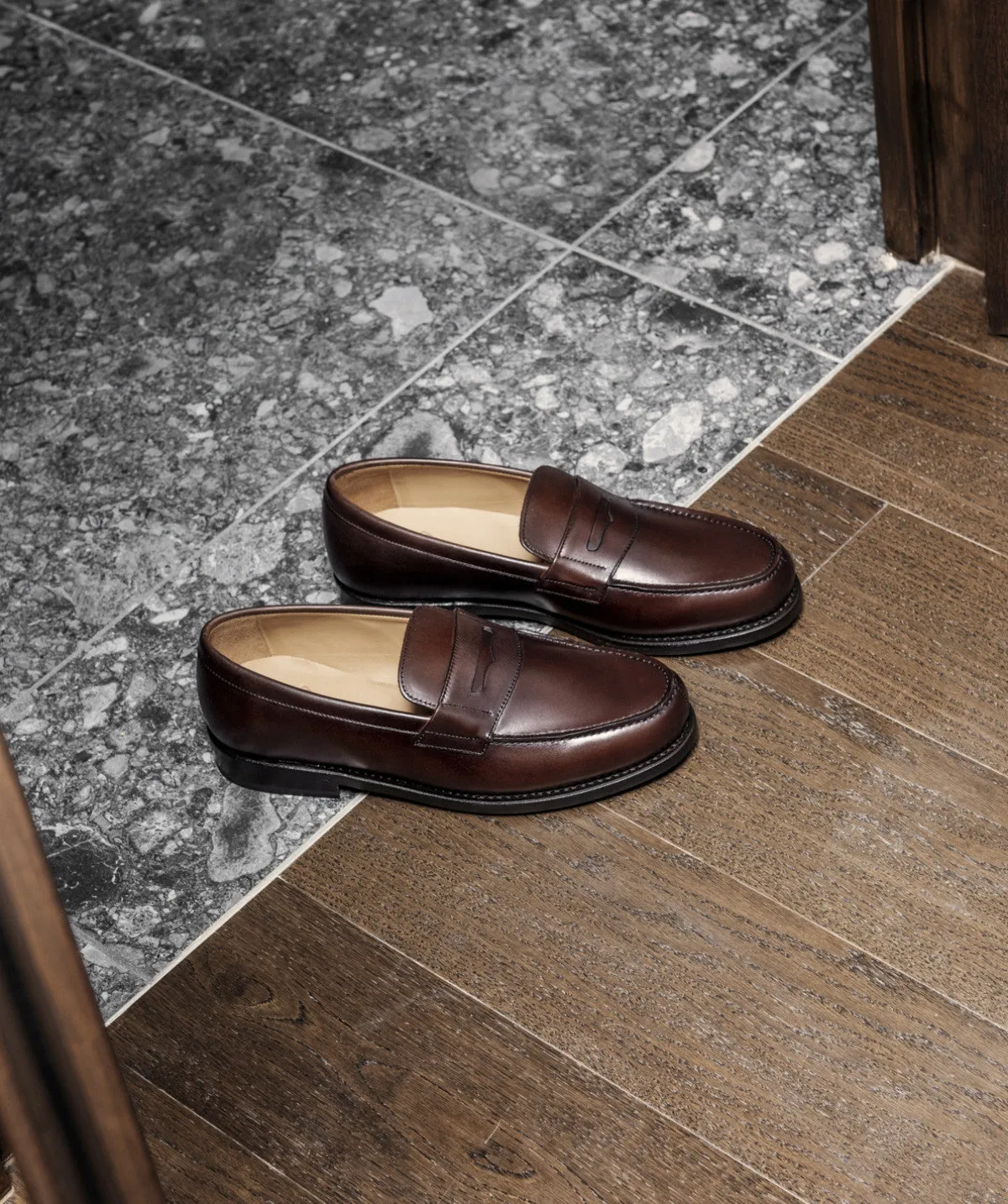 Mocassin COLLEGE 1986 Marron Fonc Calm Walk Sleek Profile