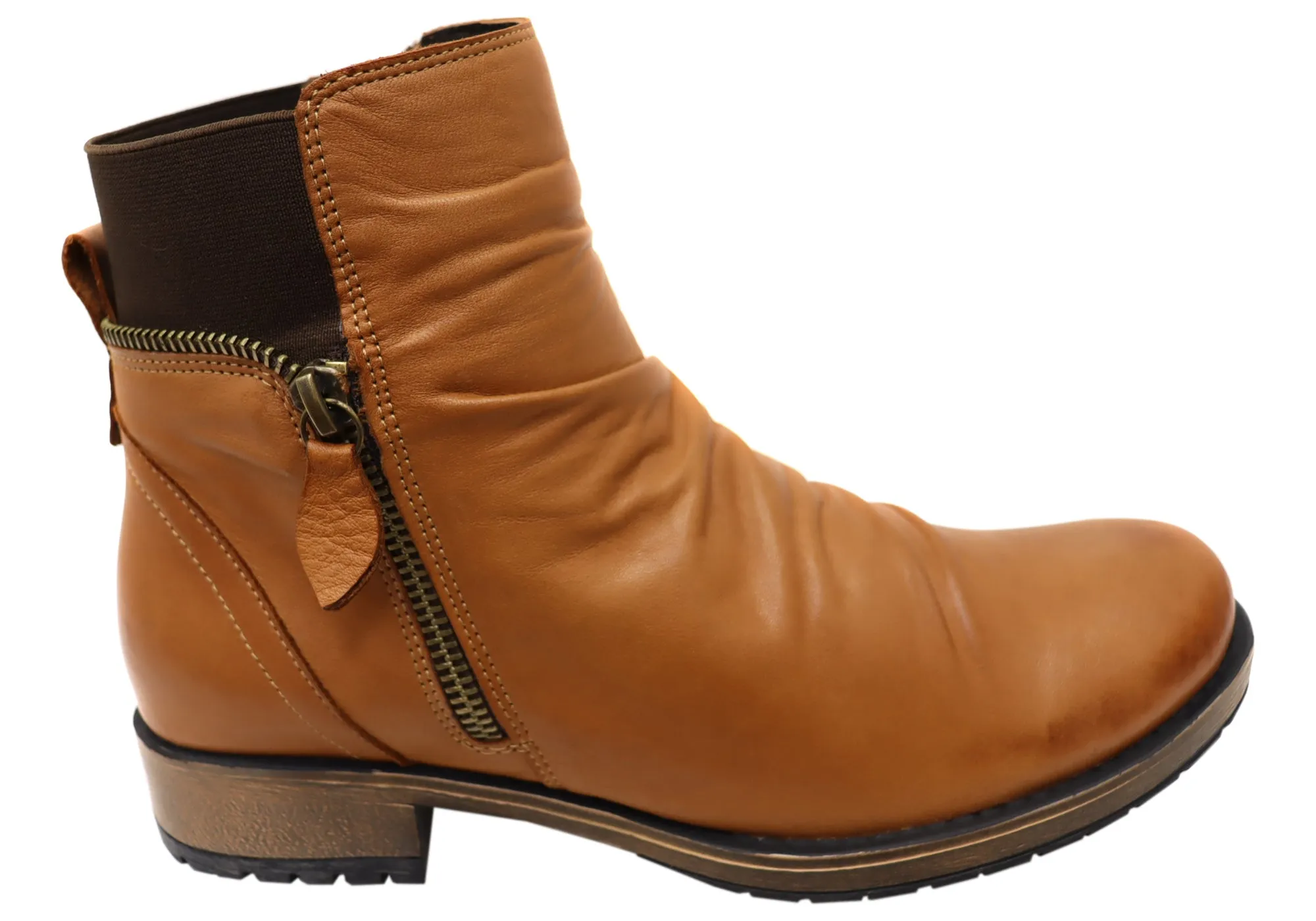 Waterproof Trail Runner Orizonte Village Womens European Comfortable Leather Ankle Boots
