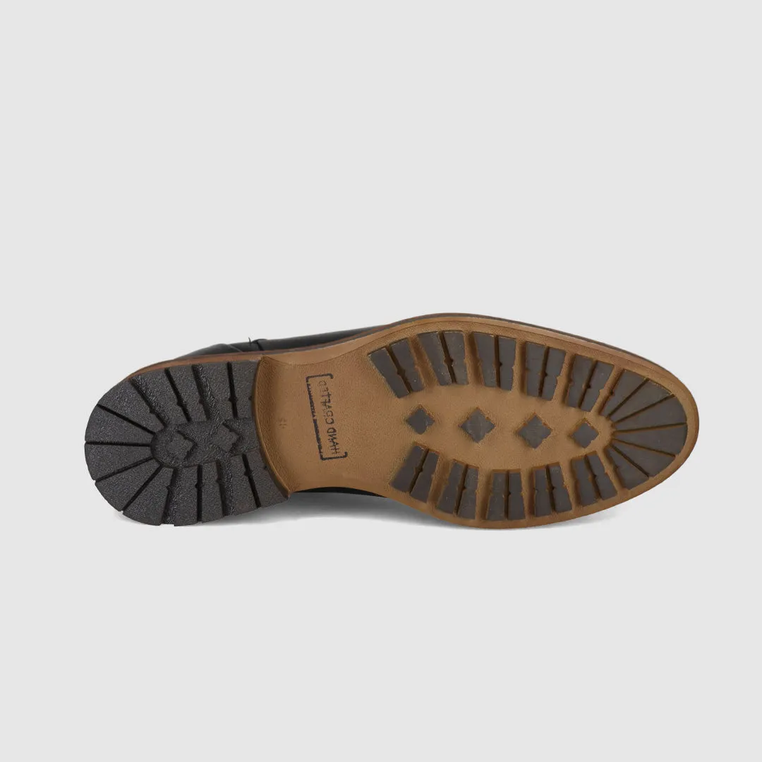 Smooth Form Contoured Footbed Faraday Chelsea Boots Black