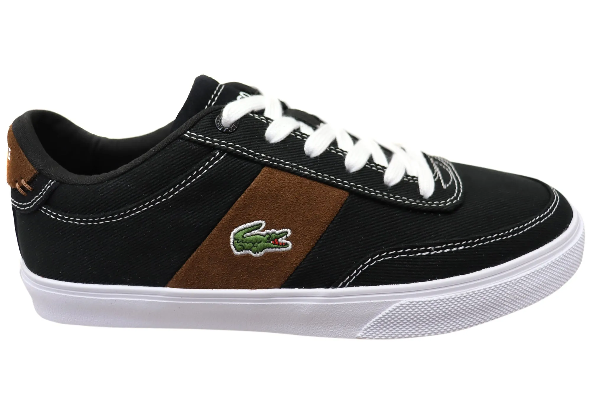 Elevated Comfort Anatomical Footbed Lacoste Mens Comfortable Lace Up Court Master Pro 22 Sneakers