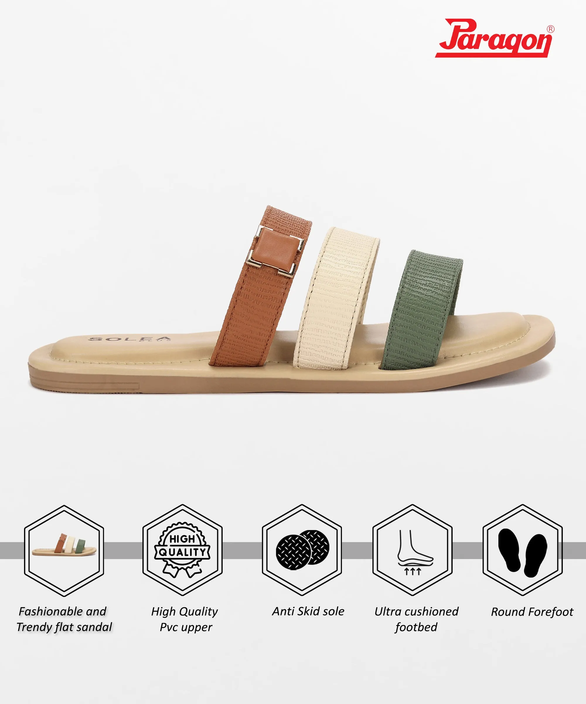 Removable Footbed Paragon K6019L Women Sandals | Casual & Formal Sandals | Stylish, Comfortable & Durable | For Daily & Occasion Wear