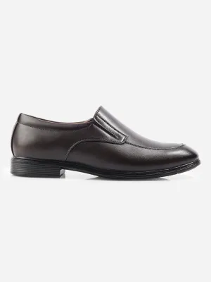 Men's Brown Round Toe Slip On Formal (IX1077) Main Move