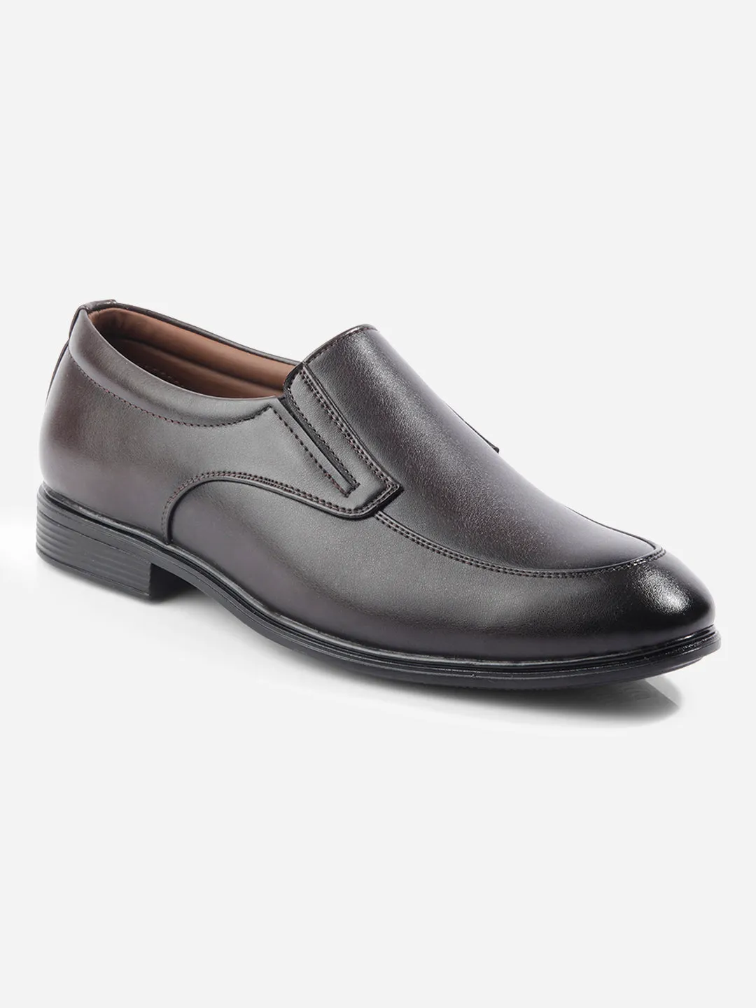 Stand Shade American Shade Men's Brown Round Toe Slip On Formal (IX1077)