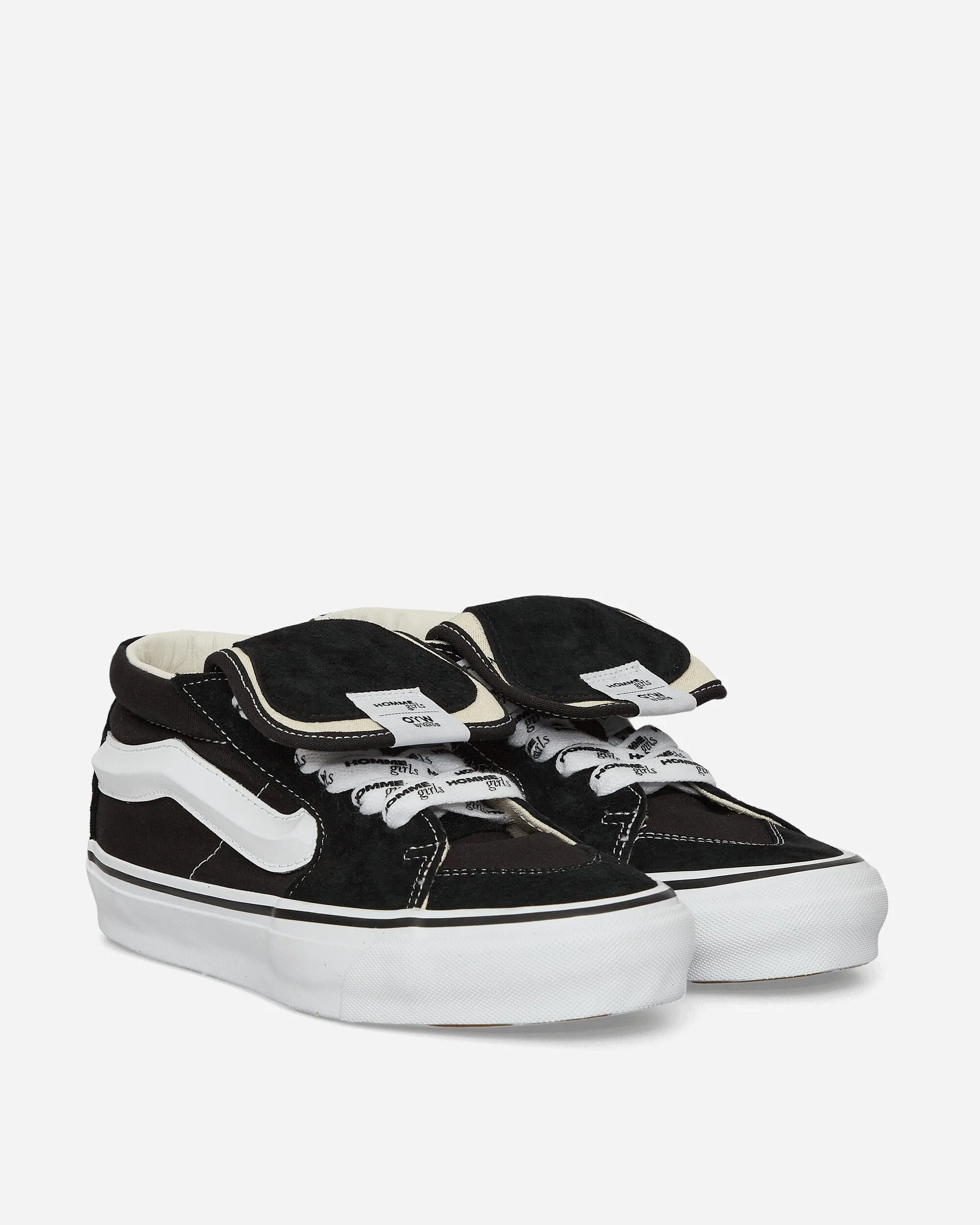 Seamless Fit Work Commute Flexible Fit HommeGirls SK8-Mid Reissue 83 Sneakers Black