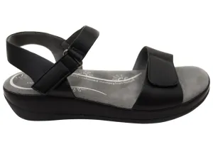 Scholl Orthaheel Carly Womens Comfortable Memory Foam Sandals Abrasion resistant Soft Mesh