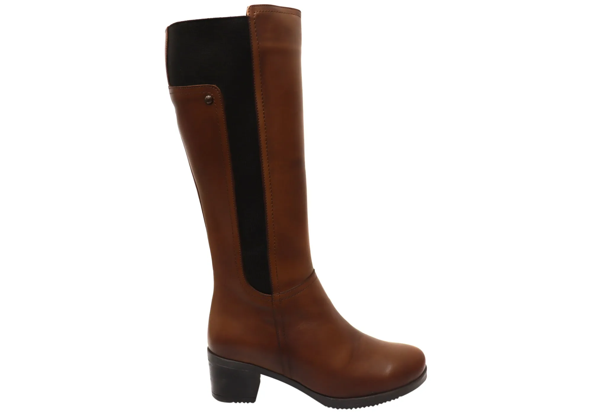Orizonte Lezzar Womens European Comfortable Leather Knee High Boots Anti-Skid Industrial Site
