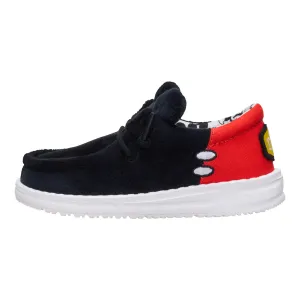 Bacterial Resistant Lining Easy Match Disney Mickey Mouse Wally Toddler - Black/Red