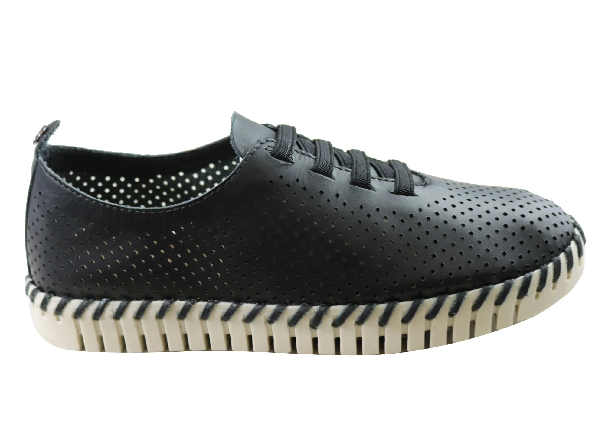 Breathable Upper Comfy Interior Bottero Hollie Womens Comfortable Leather Casual Shoes Made In Brazil