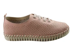 Easy Pair Bottero Hollie Womens Comfortable Leather Casual Shoes Made In Brazil
