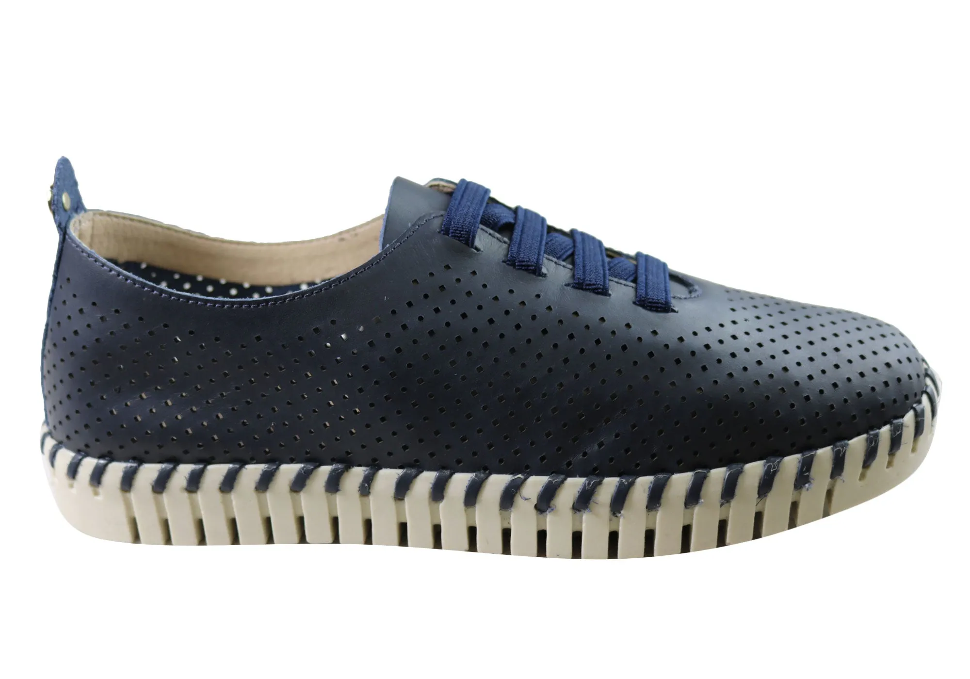 Day-Long Wear Breathe Flow Bottero Hollie Womens Comfortable Leather Casual Shoes Made In Brazil