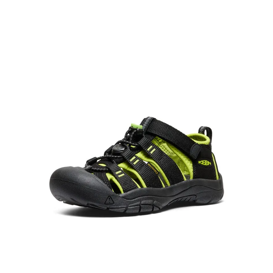 Big Kids' Newport H2  |  Black/Lime Green Street Trend