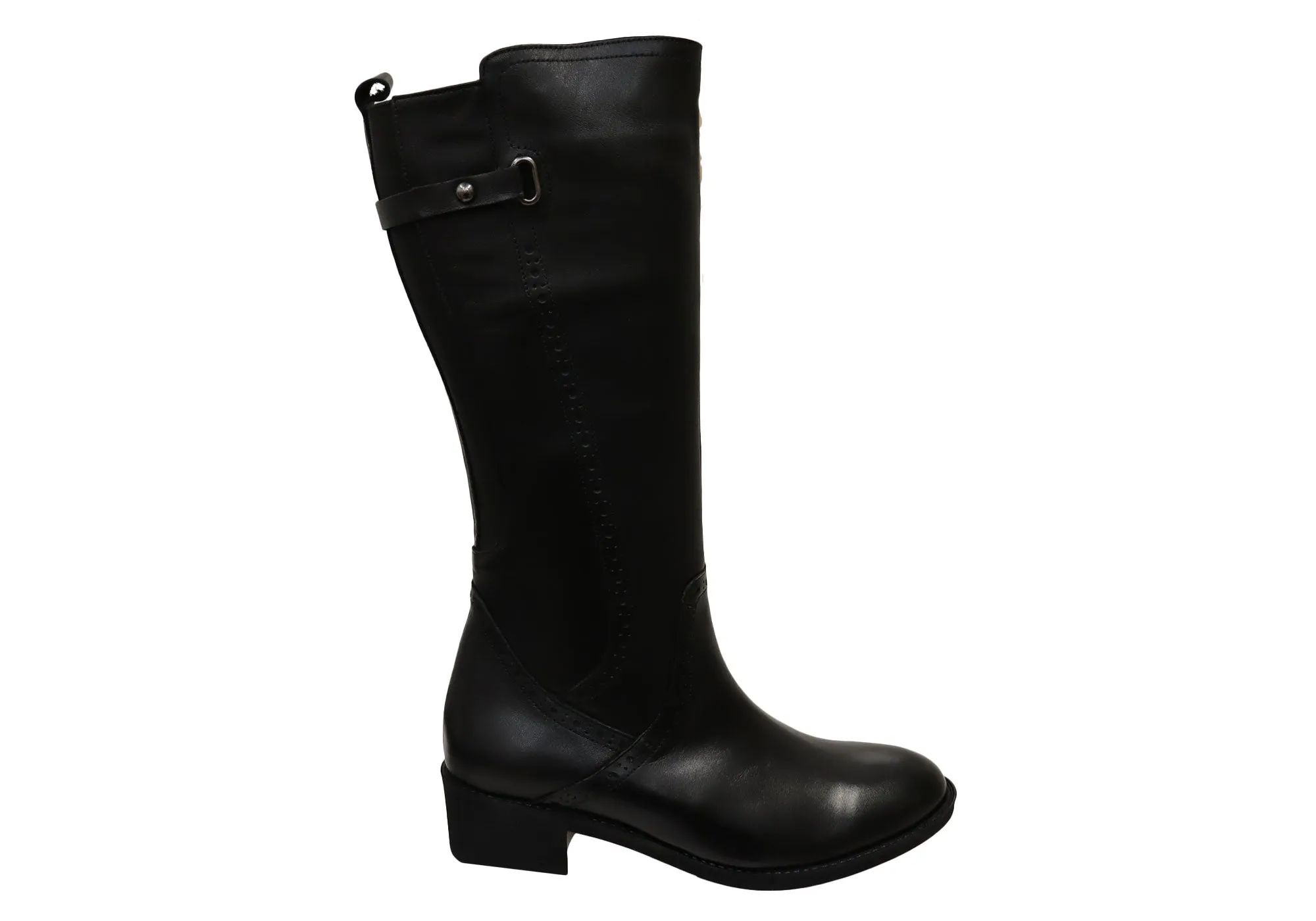 Orizonte Jovi Womens European Comfortable Leather Knee High Boots Fleece Soft All Weather Windy Weather