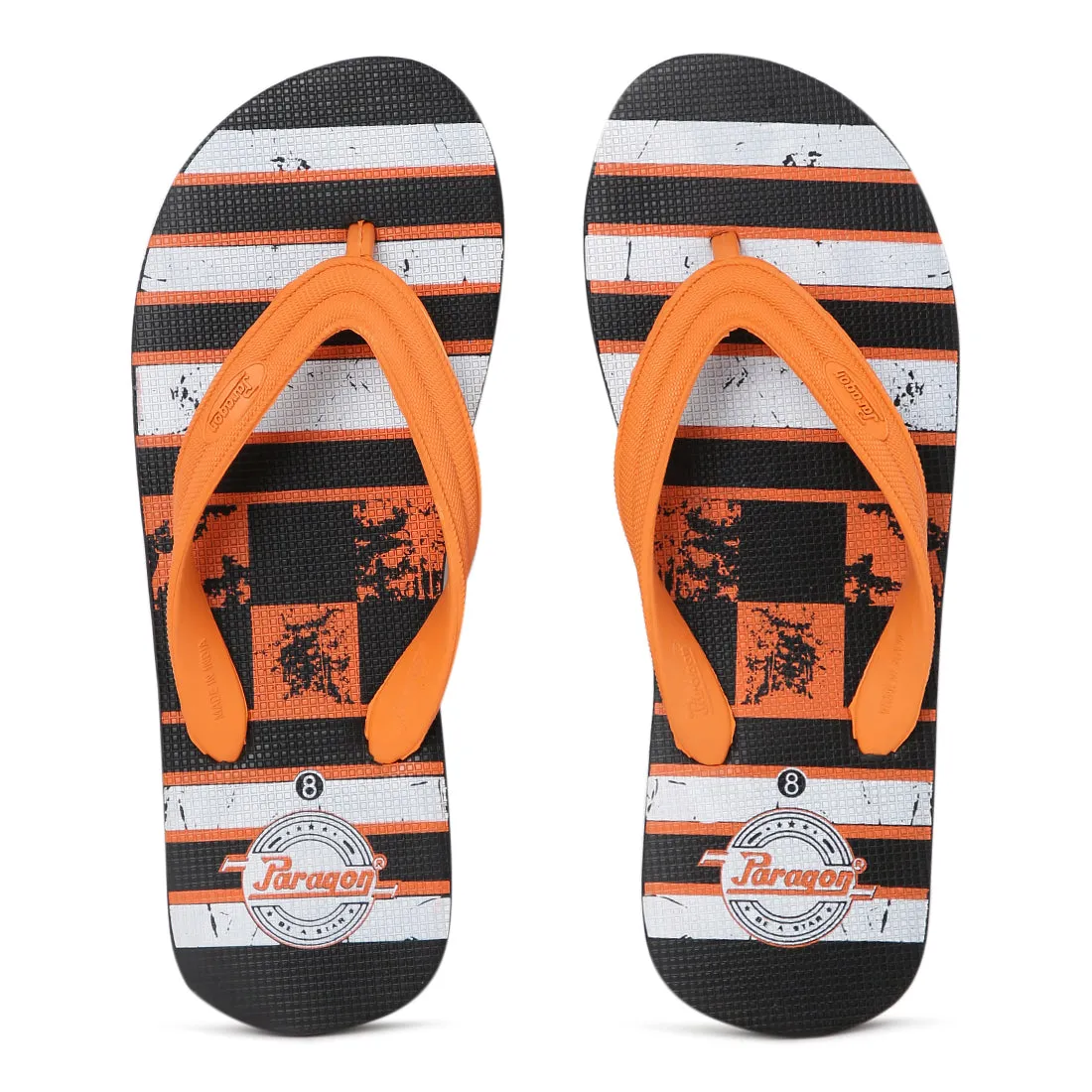 Paragon  HWK3703G Men Stylish Lightweight Flipflops | Casual & Comfortable Daily-wear Slippers for Indoor & Outdoor | For Everyday Use Temperature Regulating