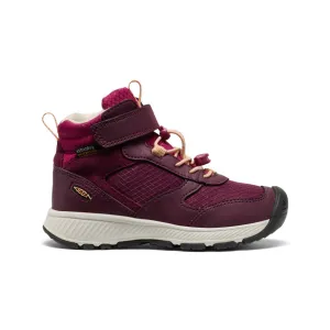 Little Kids' Skua Waterproof Boot  |  Fig/Peach Fuzz Breathable Rural Traveler Insulated Cold Climate