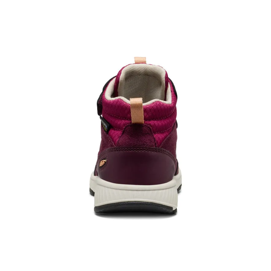 Dance Edge Shank Little Kids' Skua Waterproof Boot  |  Fig/Peach Fuzz
