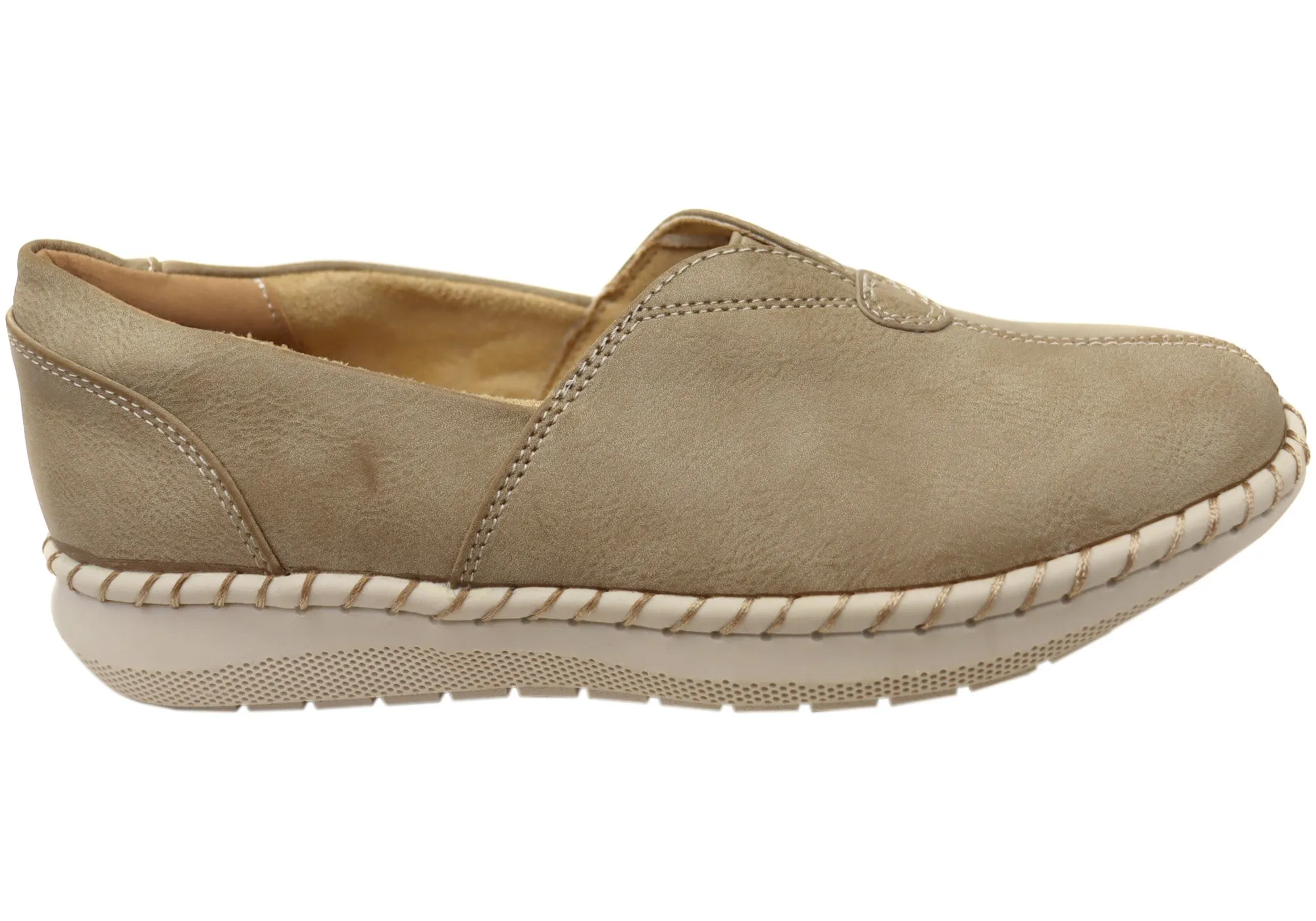 Scholl Orthaheel Womens Wink Comfortable Casual Shoes Square Toe