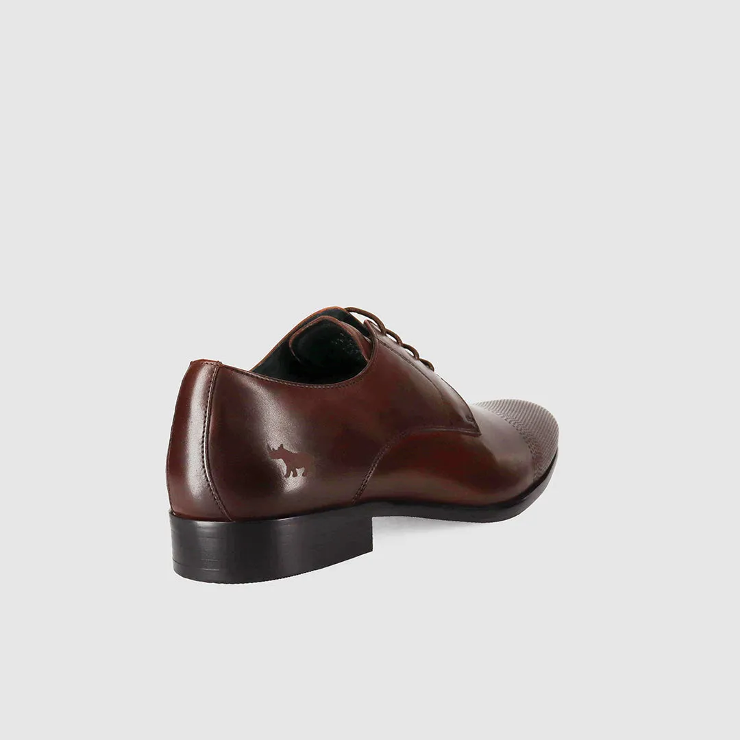 Spring Dress Shoes Dark Brown Prestige Look