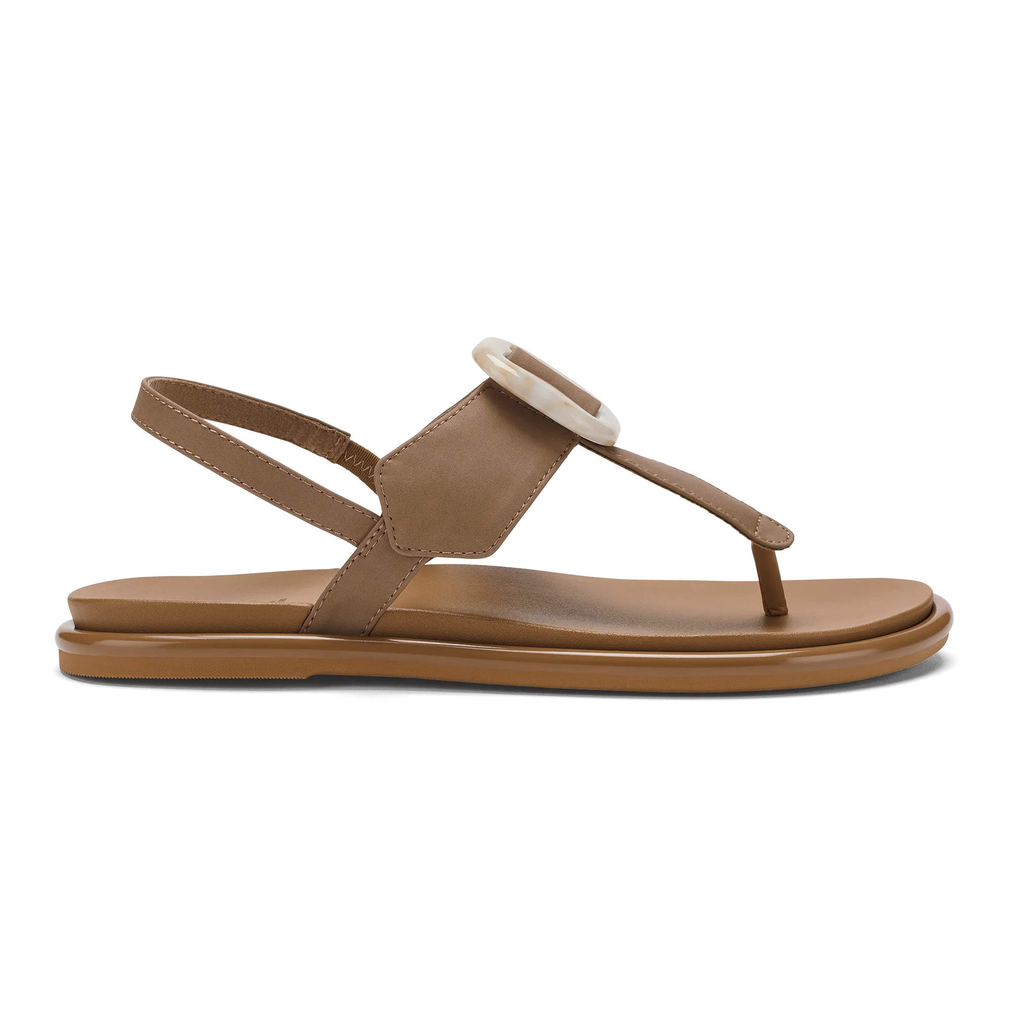 Springy sole Lai TBar - Tan / Tan
