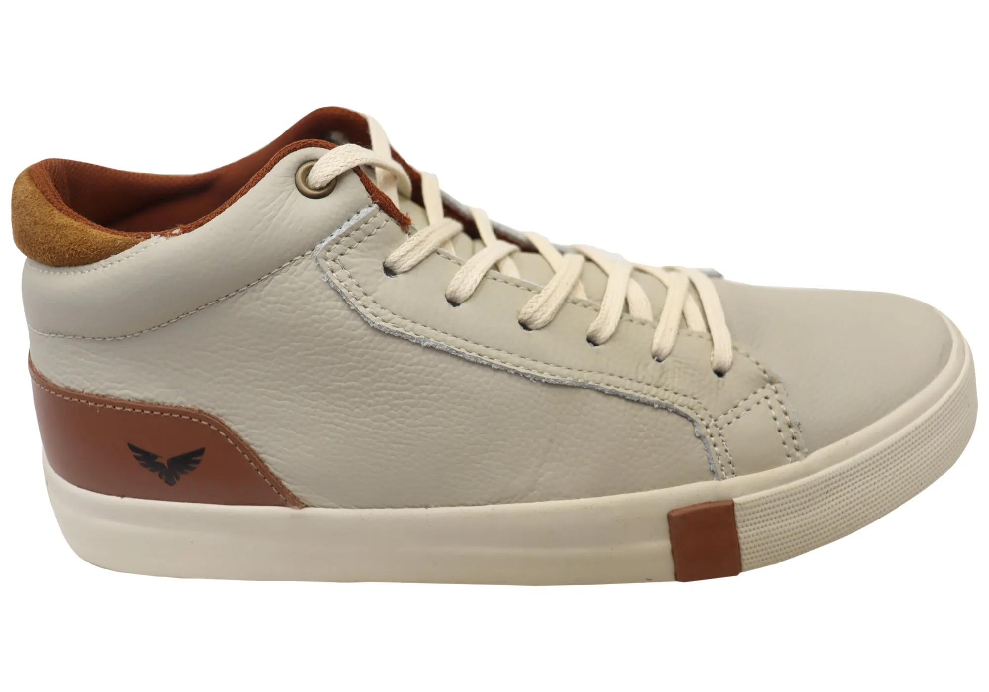 Muddy Path Sleek Outline Eagle Fly Niko Mens Comfortable Lace Up Casual Boots Made In Brazil