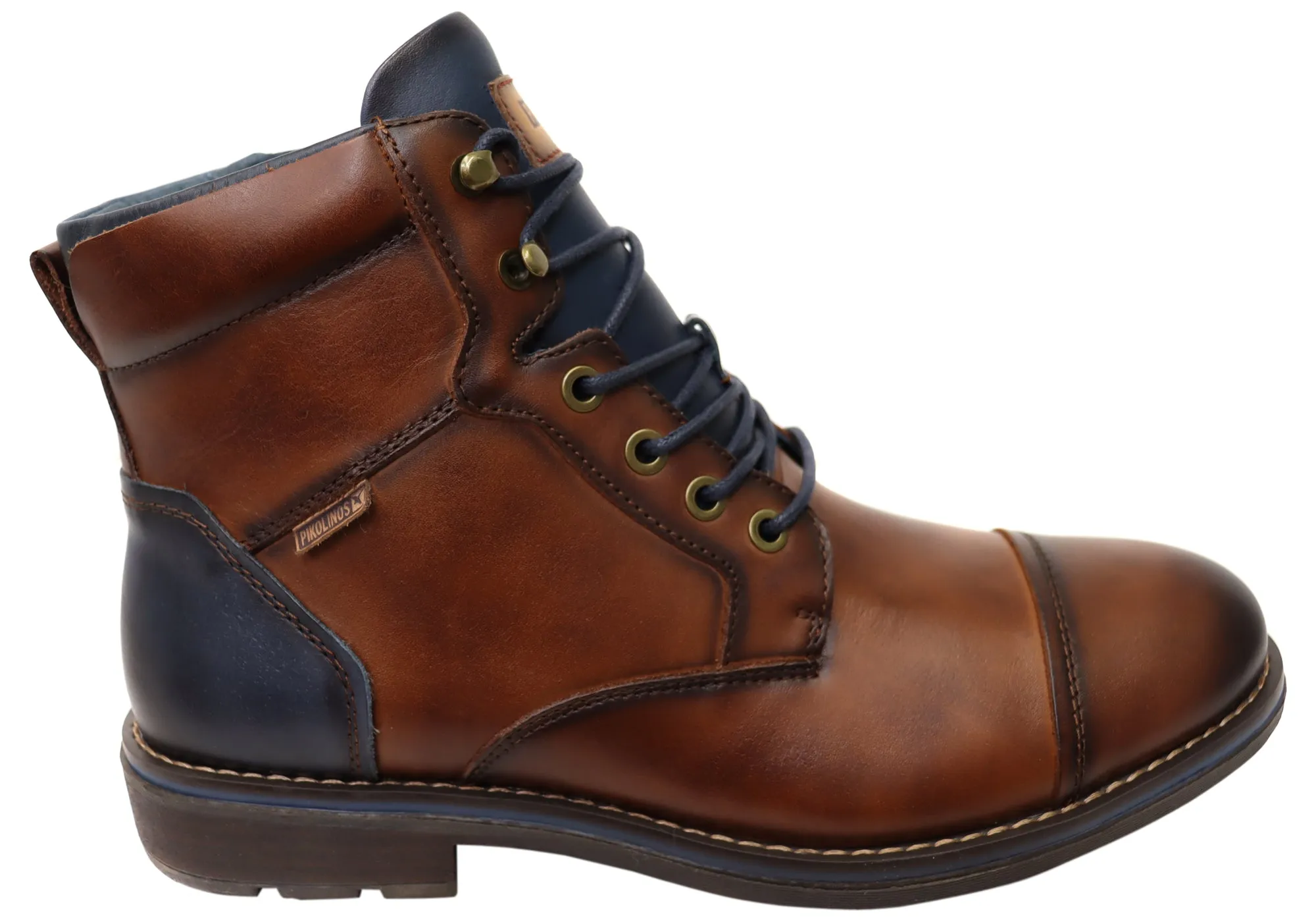Pikolinos Mens York M2M-8170 Comfortable Leather Lace Up Boots Rugged Built Daily Walks