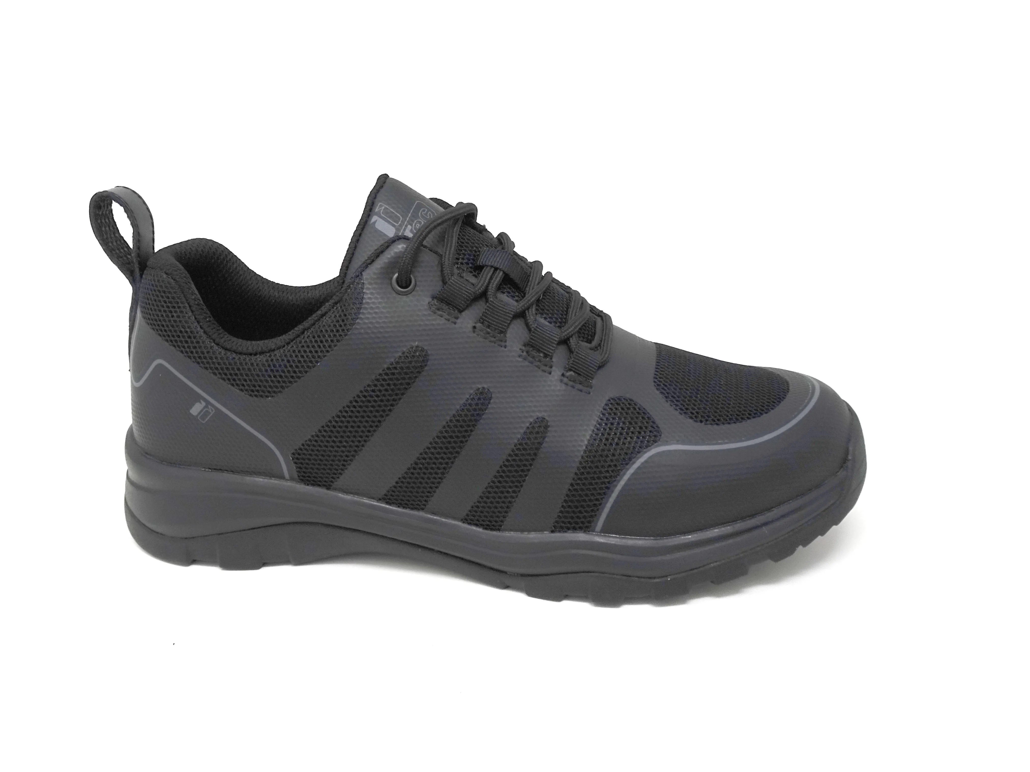 Everyday Life FITec 9730-1L Black - Men's Laces Walking Shoes with Slip Resistant Soles