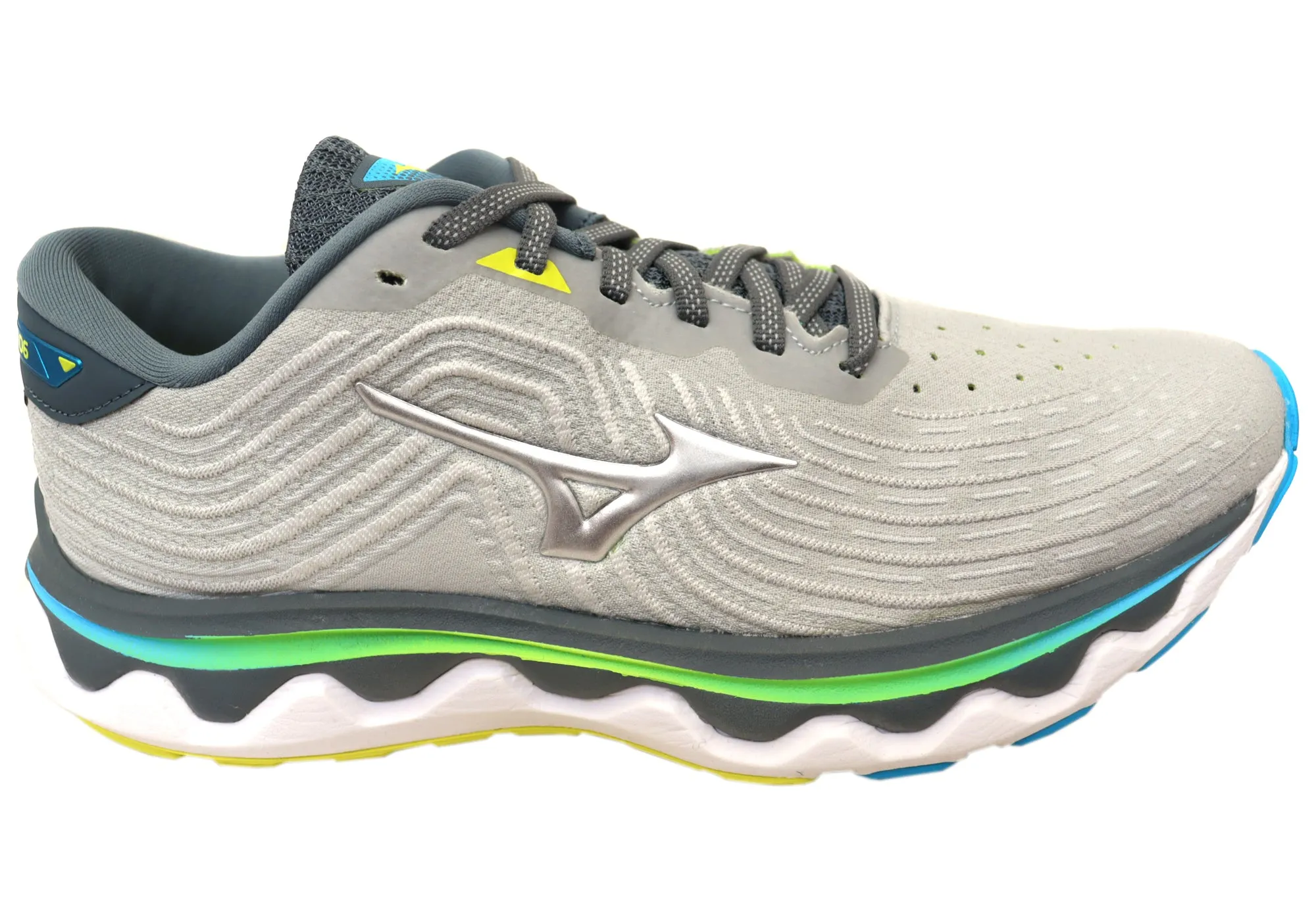 Compression Molded Outsole long lasting durability Mizuno Mens Wave Horizon 6 Comfortable Running Shoes