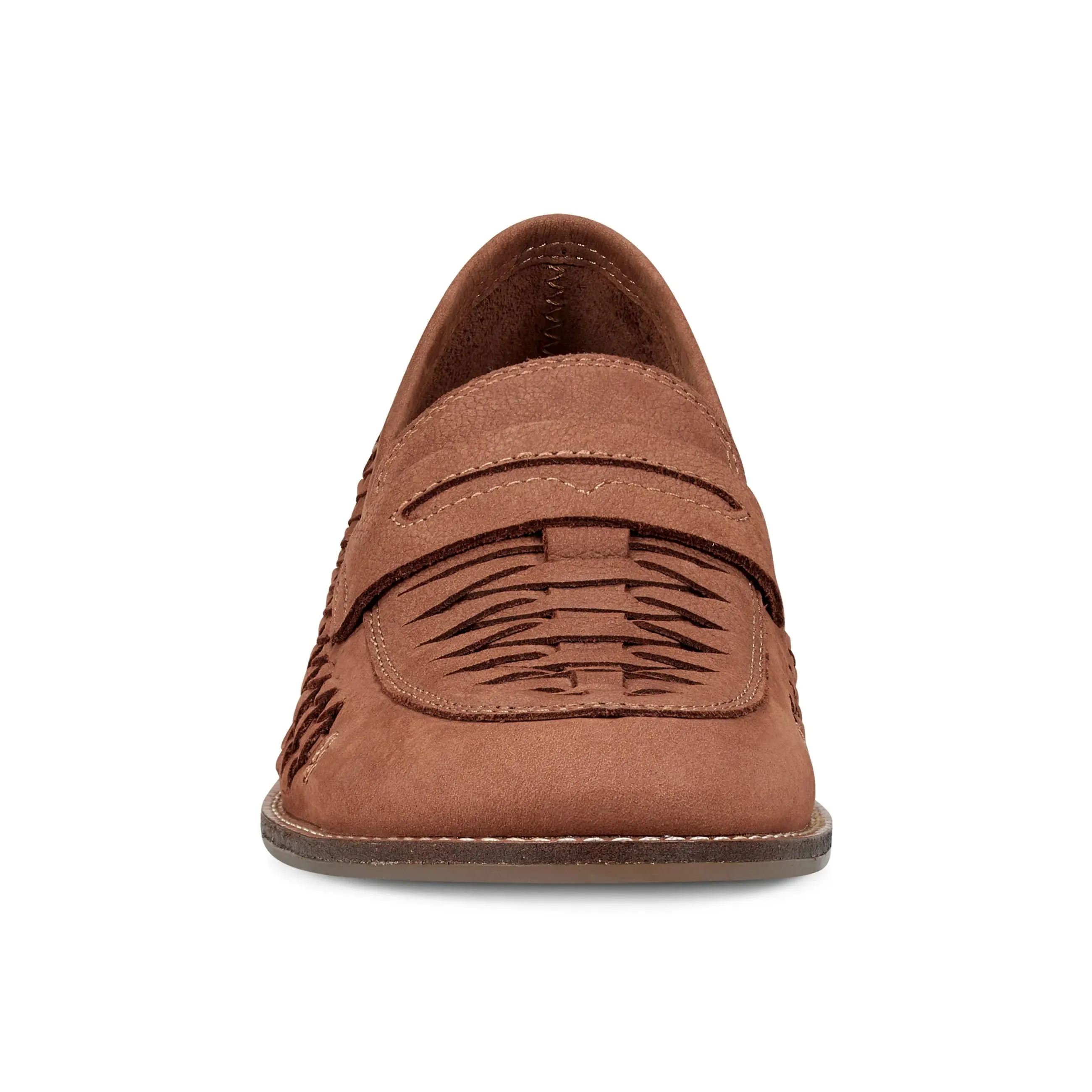 Stable Adjustable Fit Ella Round Toe Slip-on Casual Flat Loafers