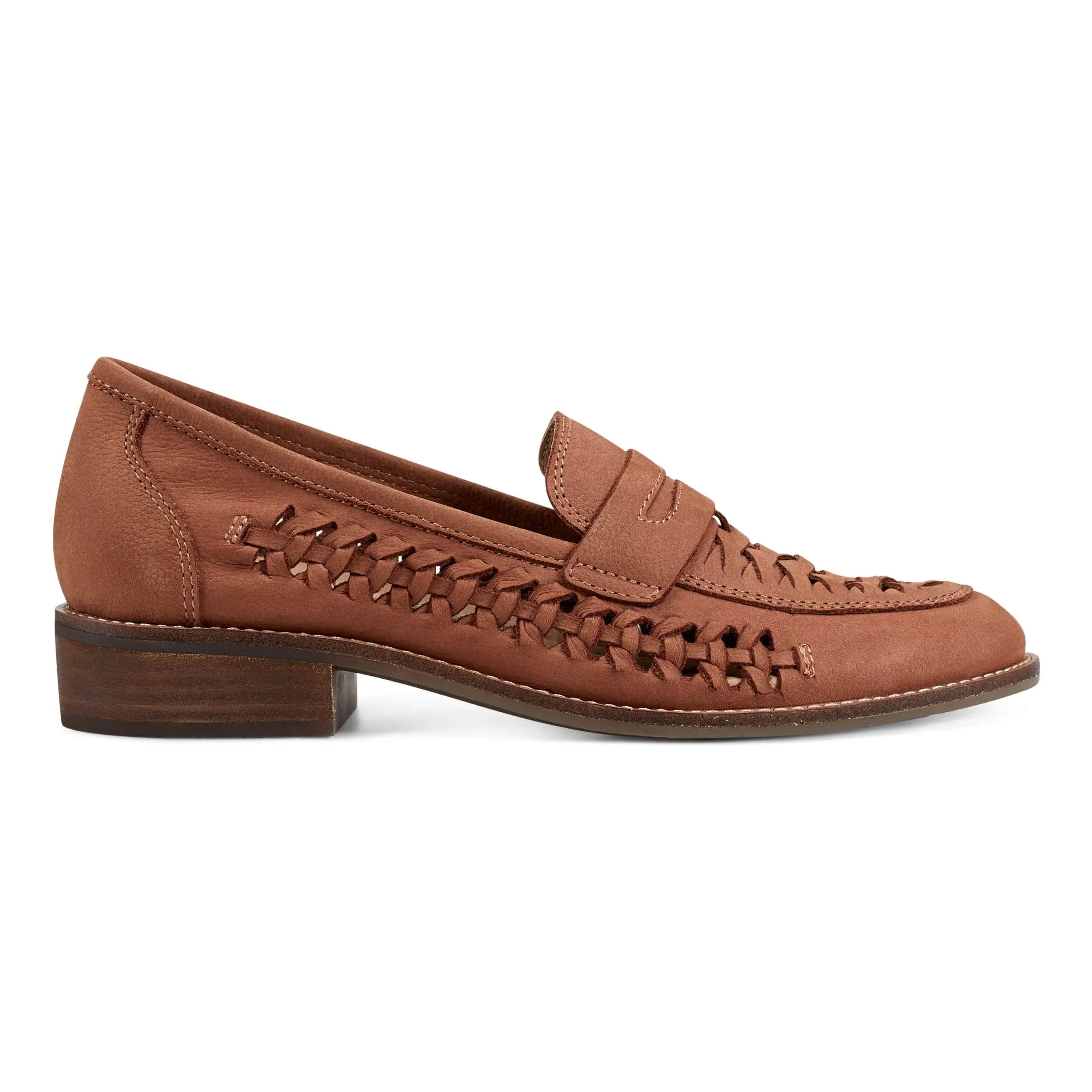 Ella Round Toe Slip-on Casual Flat Loafers Zip Up