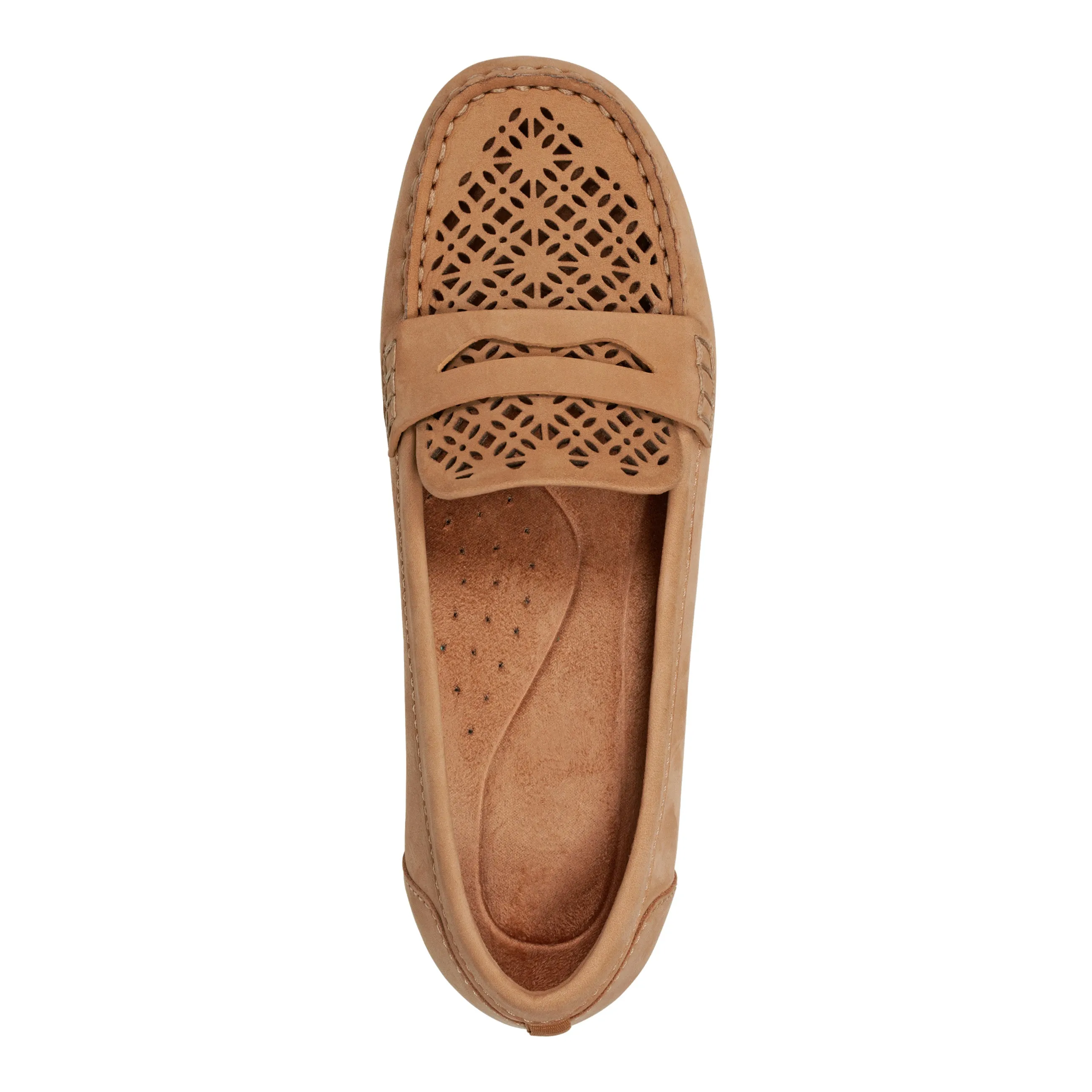 Remi Almond Toe Slip-on Casual Flat Loafers Workout Swift Glide