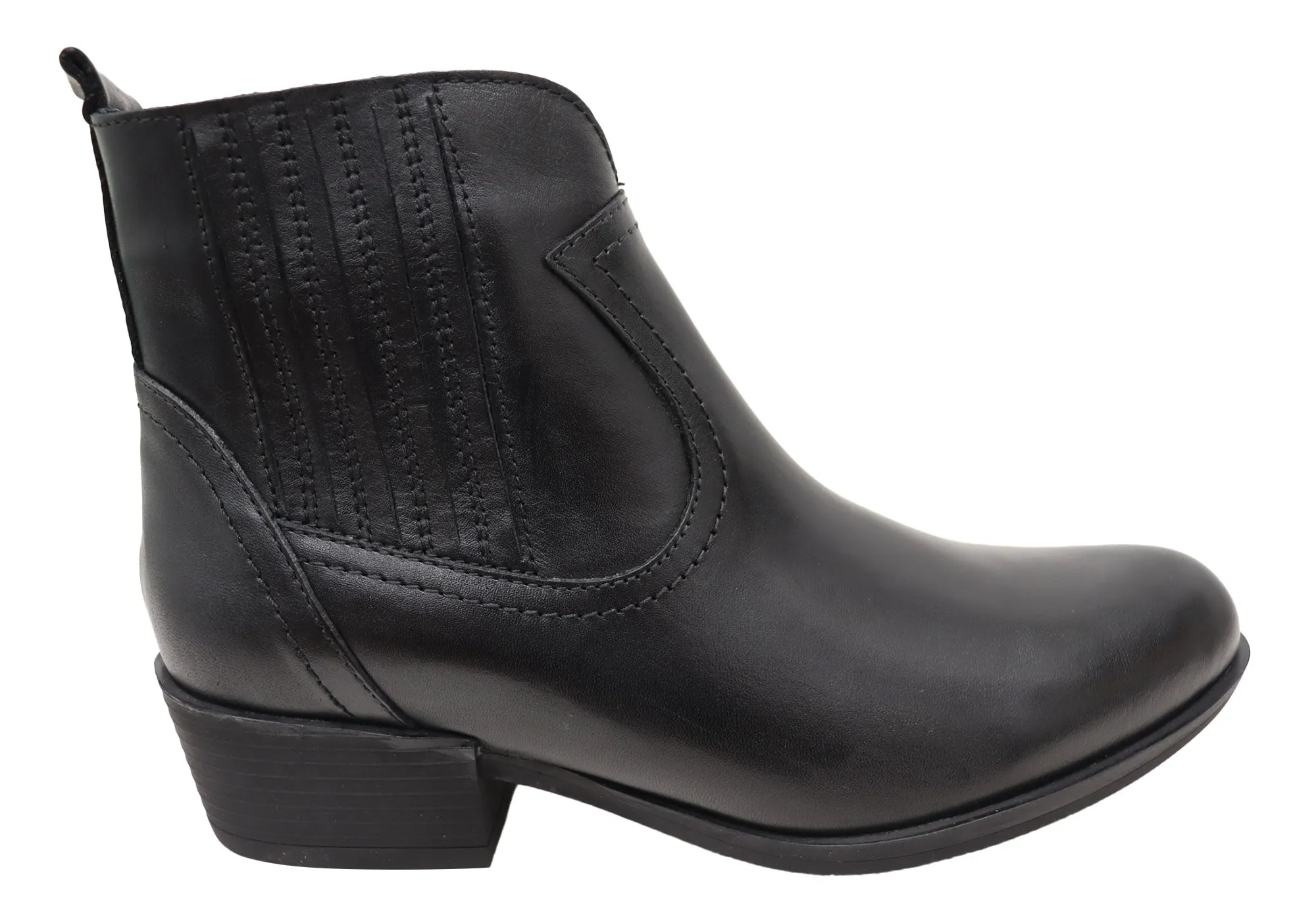 Orizonte Alotti Womens European Comfortable Leather Ankle Boots Strong Grip