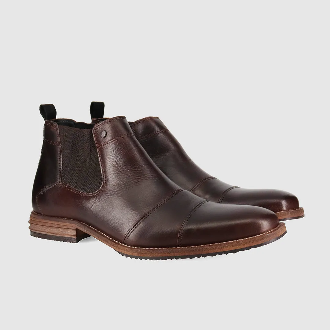 Jonah Chelsea Boots Dark Brown Comfortable Wear