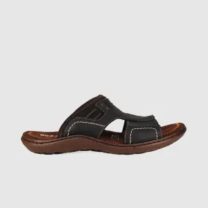 Winter Warm Port Sandals Dark Brown